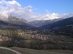 Cavalese, Dolomity, pohled z Carana